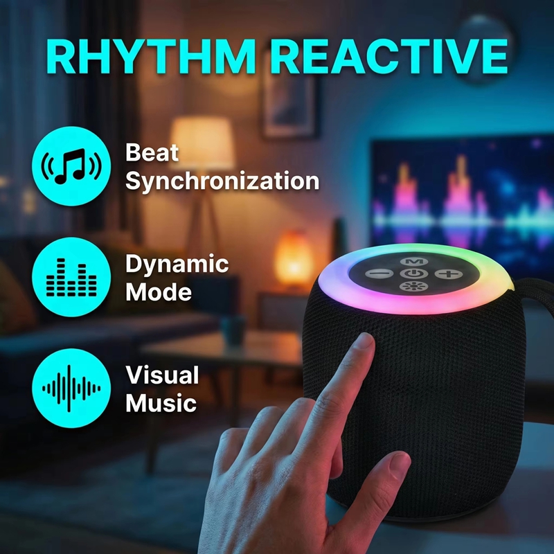 Google Speaker Nest Audio - 레노버 미니 블루투스 스피커(끈 포함) 휴대용