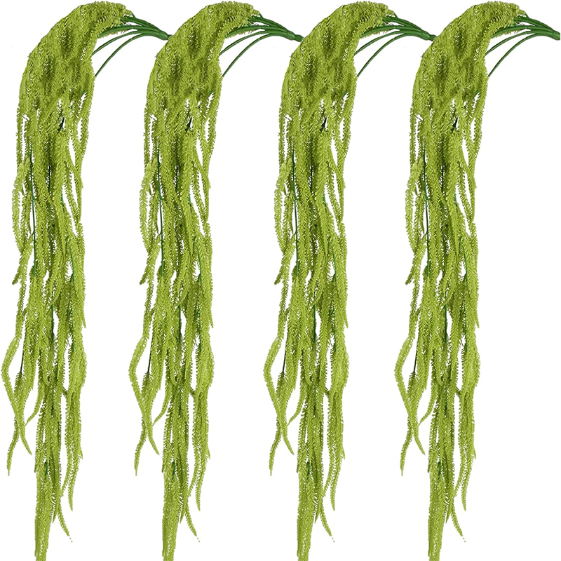 90CM 인조 플라스틱 수양버드나무 걸이형 녹색 덩굴  - String Of Pearls Plant 리뷰 및 가격
