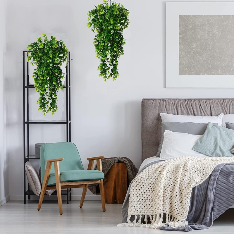1Pcs 인공 5 포크 등나무 유칼립투스 벽 교수형 시 - String Of Pearls Plant 리뷰 및 가격