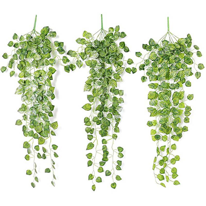 인조 라탄 바구니 걸이식물 아이비 덩굴 가짜 잎 녹색  - String Of Pearls Plant 리뷰 및 가격