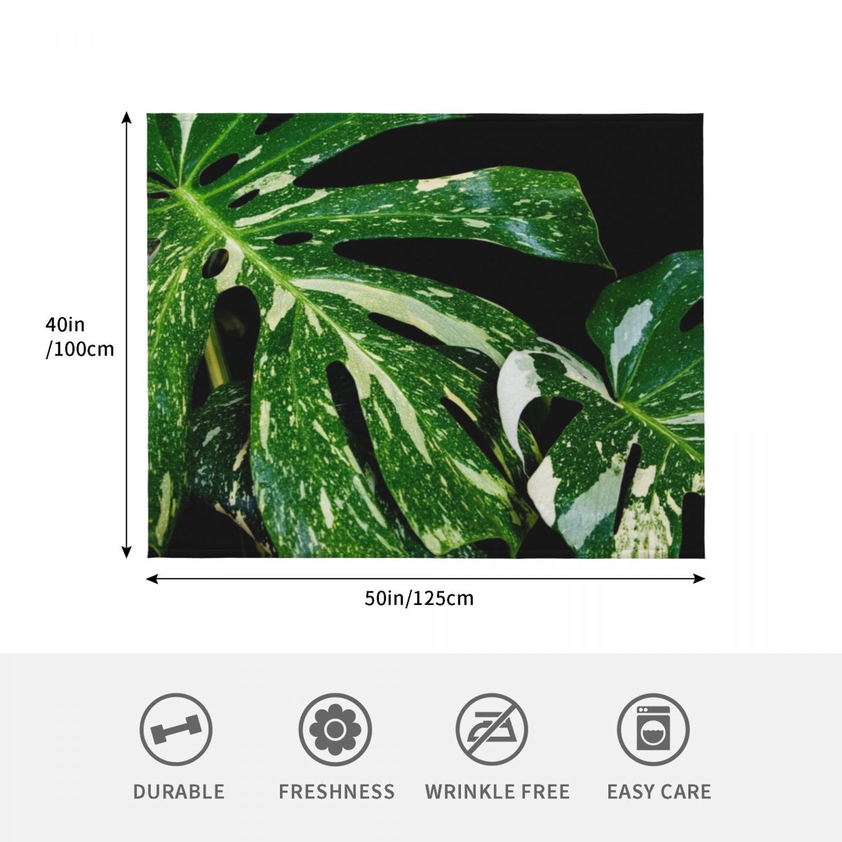 몬스테라 타이 별자리 무늬 담요, 아기용 소파, 고급  - Monstera Thai Constellation 리뷰 및 가격