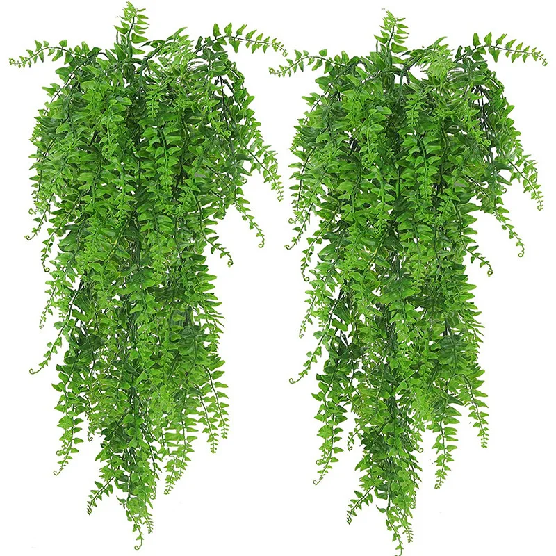 인공 매달려 식물 32 인치 가짜 보스턴 펀 플라스틱  - String Of Pearls Plant 리뷰 및 가격