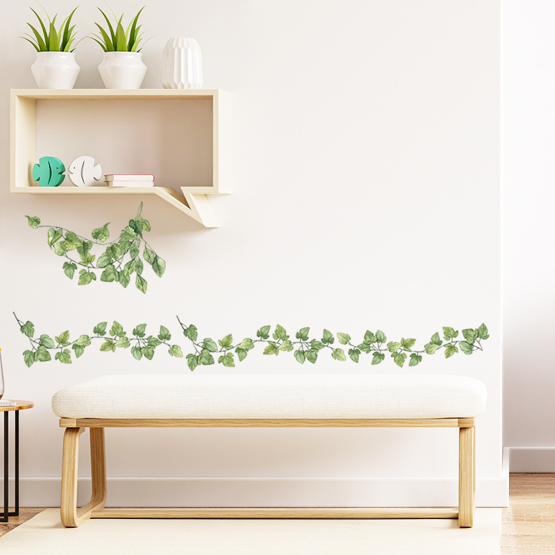 1pcs 작은 신선한 녹색 잎 침실 거실 현관 홈 벽  - Monstera Thai Constellation 리뷰 및 가격