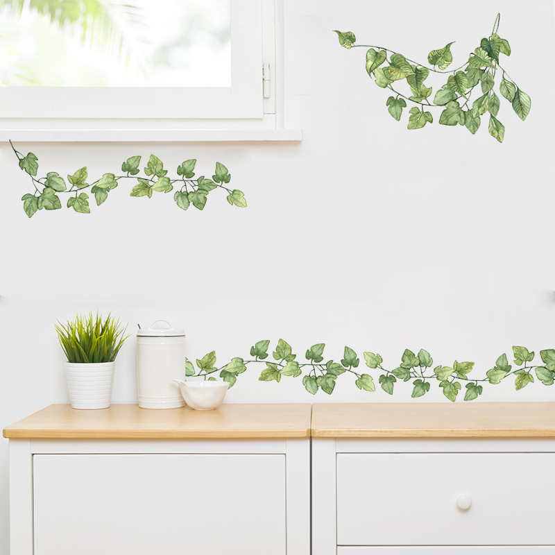 1pcs 작은 신선한 녹색 잎 침실 거실 현관 홈 벽  - Monstera Thai Constellation 리뷰 및 가격