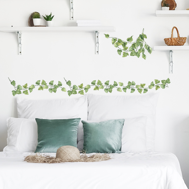 1pcs 작은 신선한 녹색 잎 침실 거실 현관 홈 벽  - Monstera Thai Constellation 리뷰 및 가격